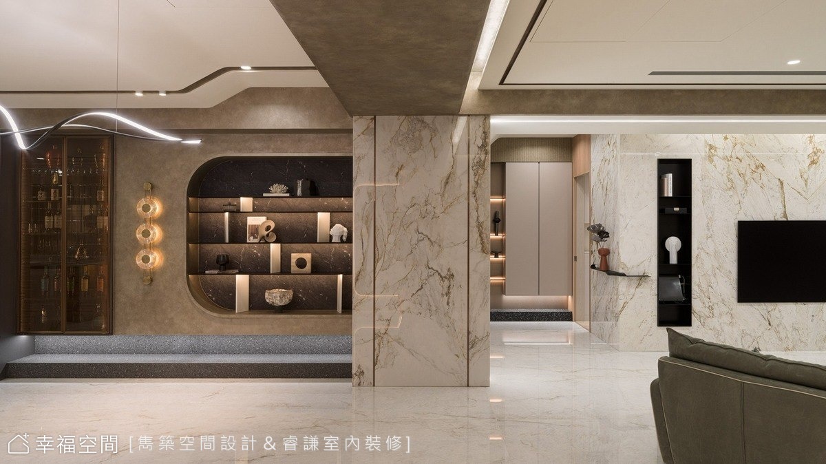 二度合作 毛胚屋實現白金奢華風