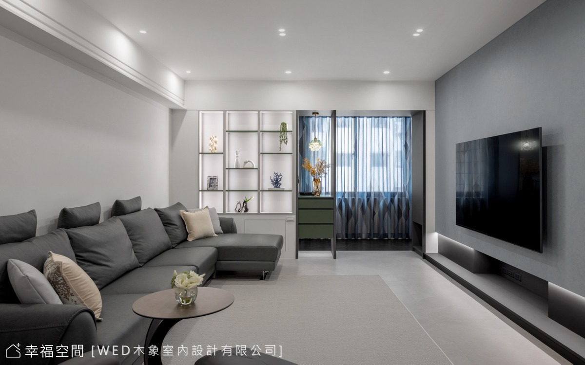 現代都會收納宅 精品質感也能很實用│現代風│38坪
