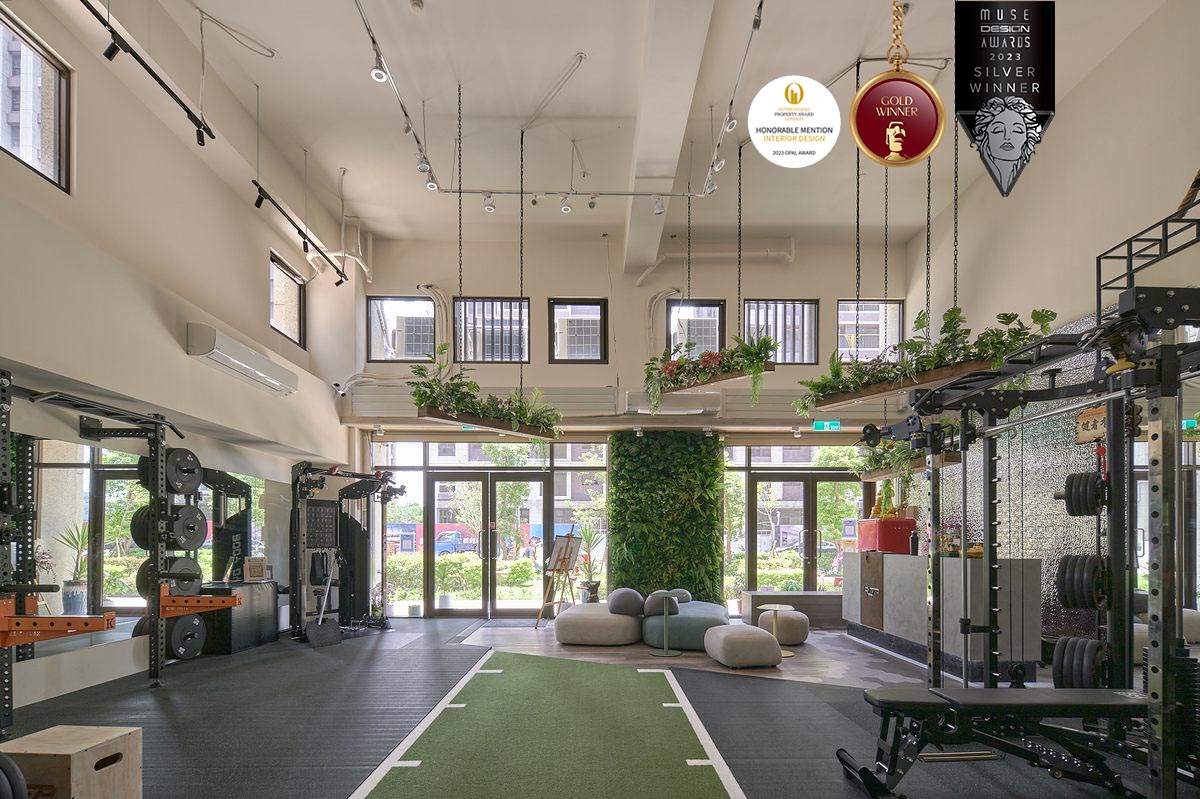 隱身於都市的叢林空間．REP健身工作室|工業風|40坪