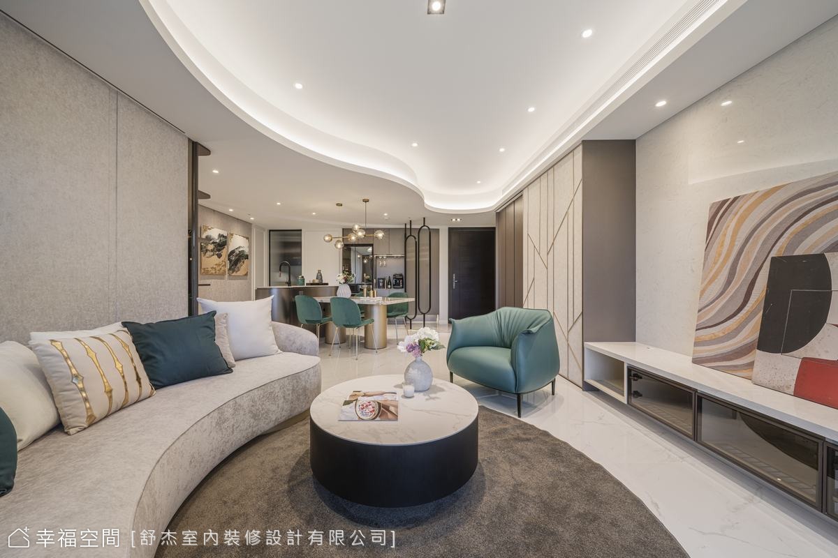 時尚優雅 引景入室三房景觀宅│現代風